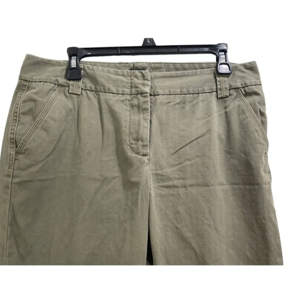 Women’s‎ J. Crew Favorite Fit Crop Pants, size 10 Hunter Green